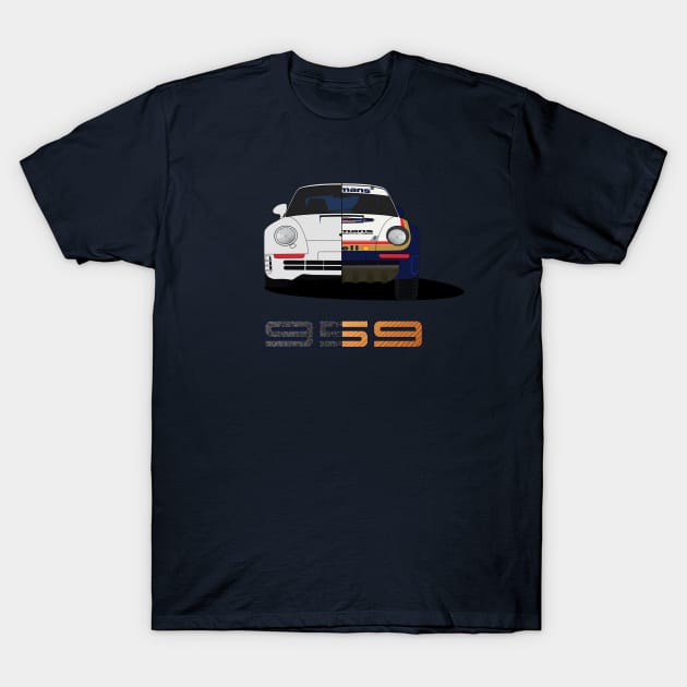959 T-Shirt by AutomotiveArt